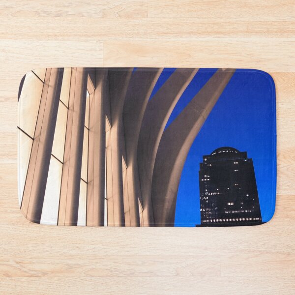 Item preview, Night time building architecture in NYC  designed and sold by cloudedsunset.