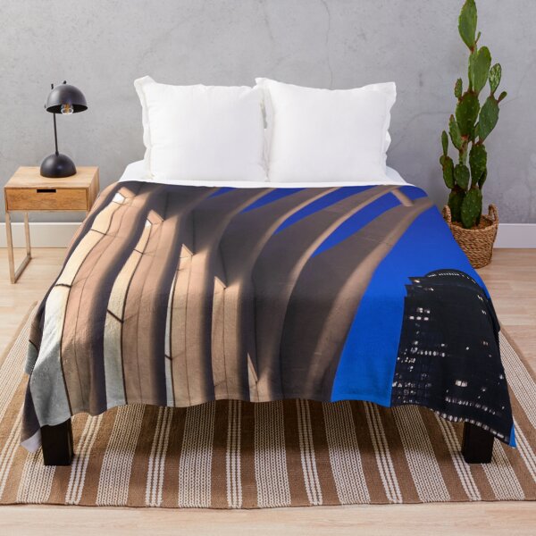 Item preview, Night time building architecture in NYC  designed and sold by cloudedsunset.