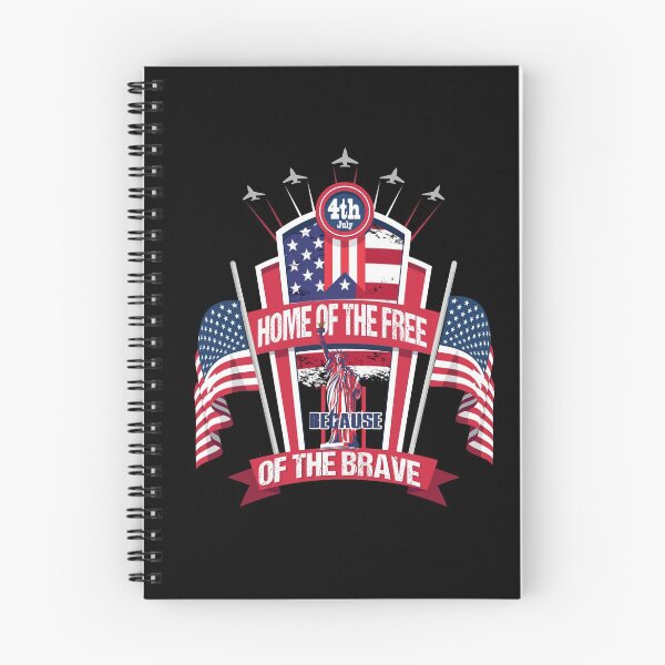 Item preview, Home of the Free Because of the Brave 4th of July Independence Day Holiday T shirt designed and sold by Sal's T Shirts and Designs.