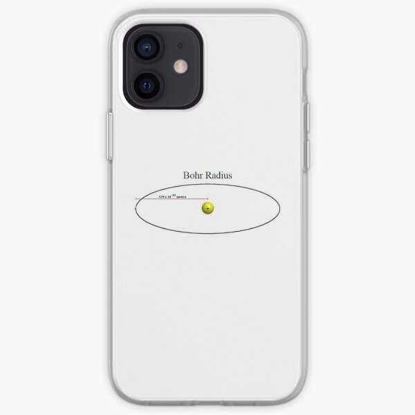 Bohr Radius, Atomic Physics iPhone Soft Case