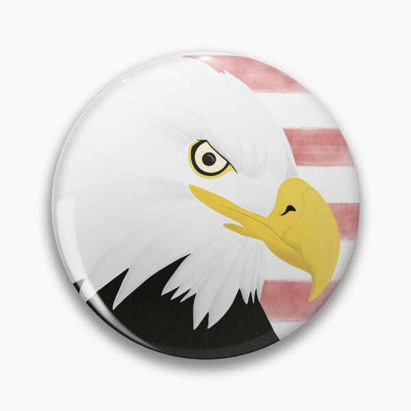 Item preview, Eagle and American flag designed and sold by irmasarts.