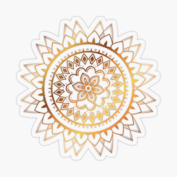 Stickers - mandala Transparent Sticker
