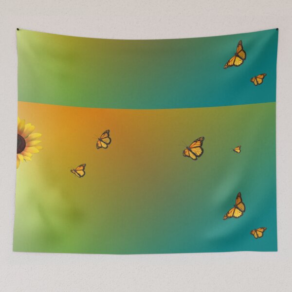 Item preview, Butterflies flying to flower designed and sold by MystixJack.