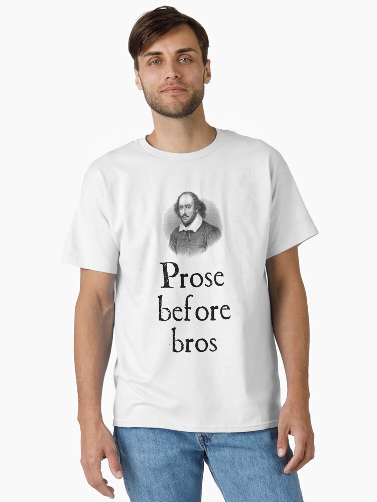 Thumbnail 1 of 7, Classic T-Shirt, Prose before bros designed and sold by BookwormDesigns.