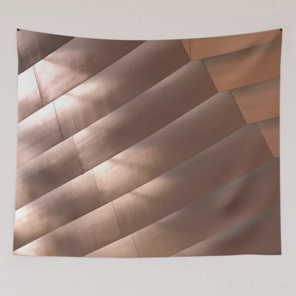 Item preview, Stunning Linear Peach Pattern At The MoMA designed and sold by cloudedsunset.