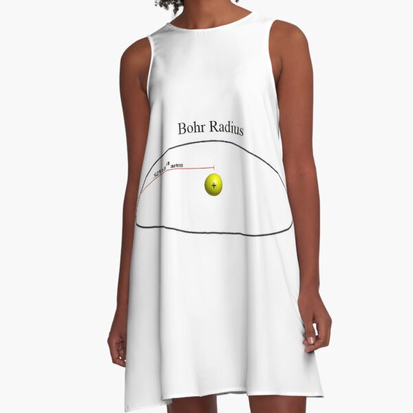 Bohr Radius, Atomic Physics A-Line Dress