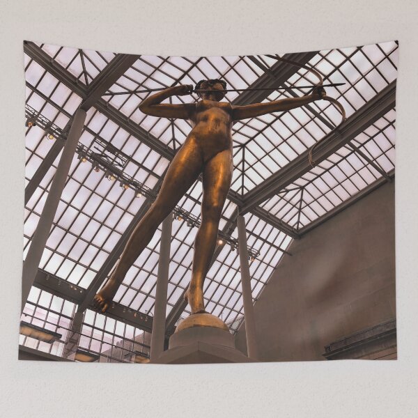 Item preview, Golden Bow and Arrow Sculpture at the MoMA designed and sold by cloudedsunset.