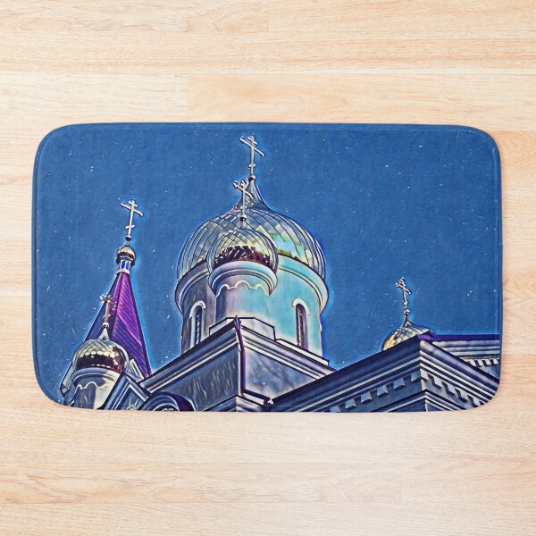 Item preview, Orthodox church with shining domes designed and sold by helenkaiy.