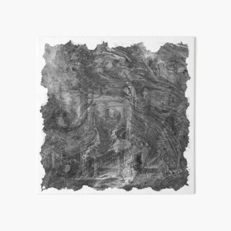 The Atlas of Dreams - Plate 30 (b&w) Art Board Print