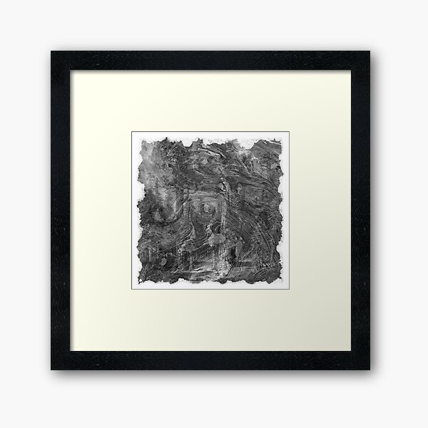 The Atlas of Dreams - Plate 30 (b&w) Framed Art Print