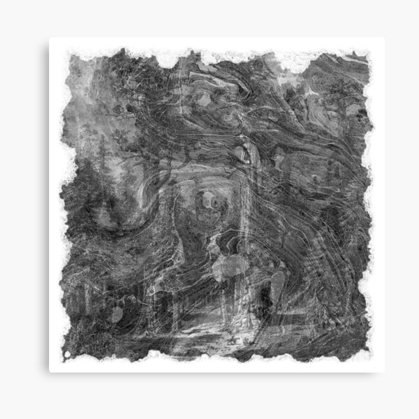 The Atlas of Dreams - Plate 30 (b&w) Canvas Print