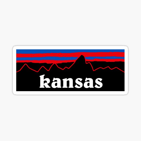 kansas mountain sticker Sticker