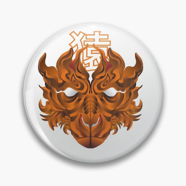 Item preview, Samurai saru golden mask designed and sold by mawmawli.