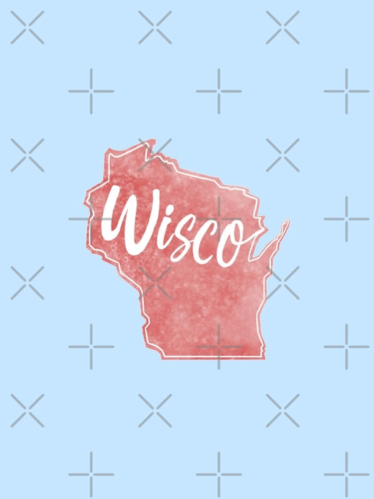 Thumbnail 4 of 4, iPhone Case, Wisconsin Map Sticker designed and sold by Drawingvild.