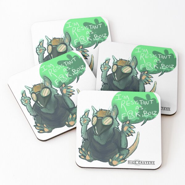 Item preview, Resistant as F, Boiz designed and sold by DiceCasters.