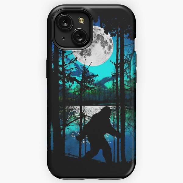 Bigfoot Moon iPhone Tough Case