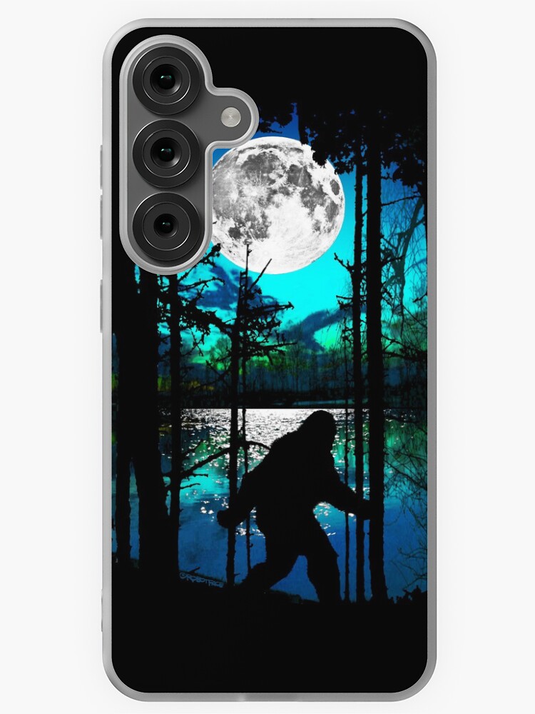 Thumbnail 1 of 4, Samsung Galaxy Phone Case, Bigfoot Moon designed and sold by robotface.