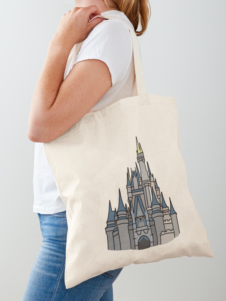 Bolsa de tela «castillo de cenicienta sombreada» de ekmdesigns | Redbubble