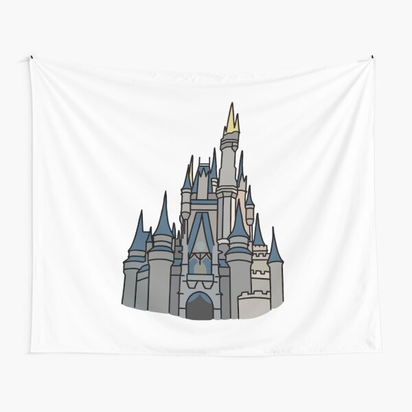 Disney Castle Tapestries Redbubble