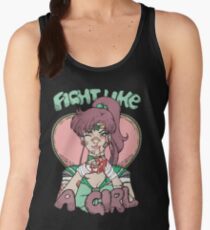 Sailor Moon- Fight Like a Girl (Sailor Jupiter) Women's Tank Top