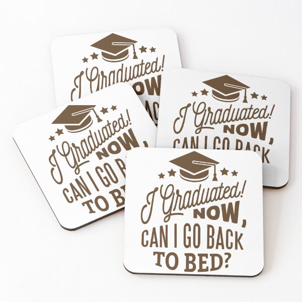 Item preview, I GRADUATED NOW CAN I GO BACK TO BED STAR ACADEMIC CAP  designed and sold by ALINNAN789.