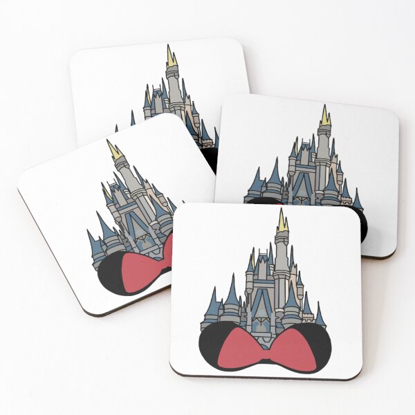 Item preview, cinderella's castle with minnie mouse ears designed and sold by ekmdesigns.