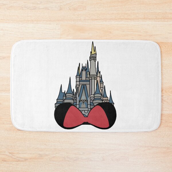 Item preview, cinderella's castle with minnie mouse ears designed and sold by ekmdesigns.