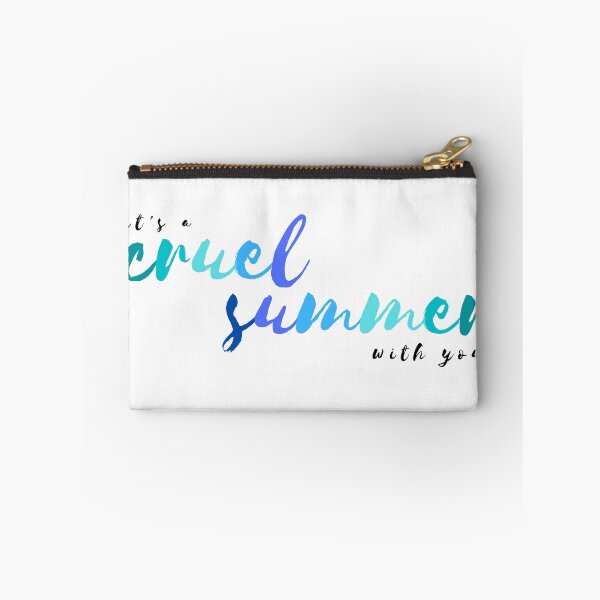 Item preview, cruel summer pretty font design for swiftie swifties Taylor Swift ts7 lover era album song title lyric cursive brush lettering blue ombre rainbow new music designed and sold by ocoseriu.