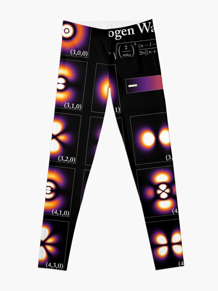 Alternate view of Hydrogen Wave Function Leggings