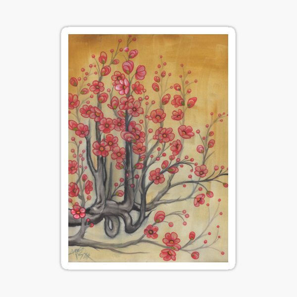 flowering quince Sticker