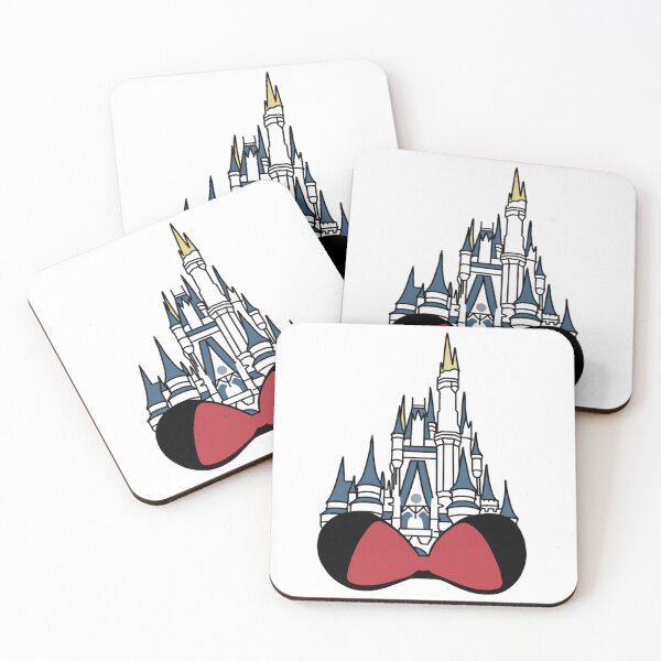 Item preview, cinderella's castle outline with minnie mouse ears designed and sold by ekmdesigns.