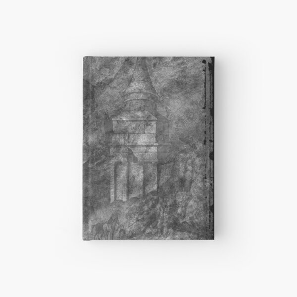 The Atlas of Dreams - Plate 28 (b&w) Hardcover Journal