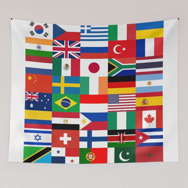 Item preview, Flags of the World designed and sold by GeronimoGeorge.