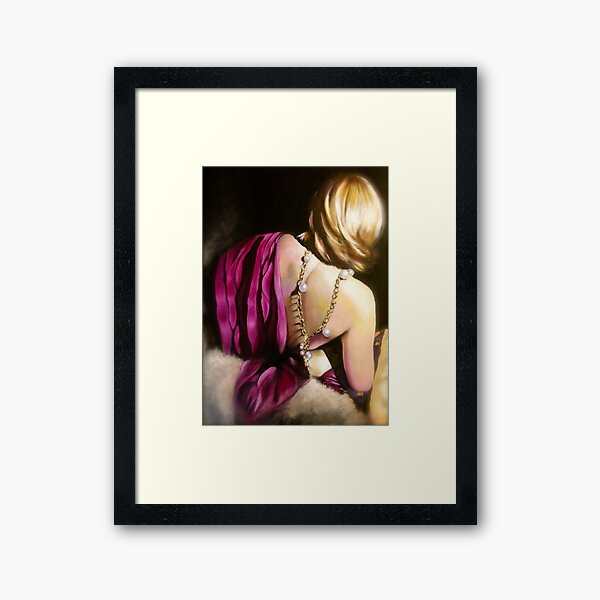 Les Epaules Sont Belle Framed Art Print