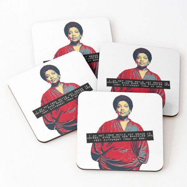 Item preview, "I Am Not Free While Any Woman Is Unfree" Audre Lorde Quote designed and sold by XXRebellion.