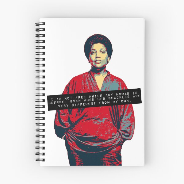 Item preview, "I Am Not Free While Any Woman Is Unfree" Audre Lorde Quote designed and sold by XXRebellion.