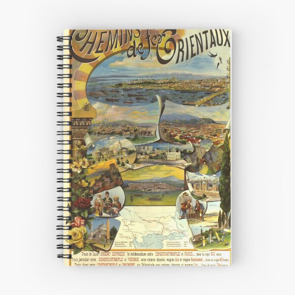Item preview, Chemins de fer Orienteaux vintage travel poster designed and sold by stickart-marek.