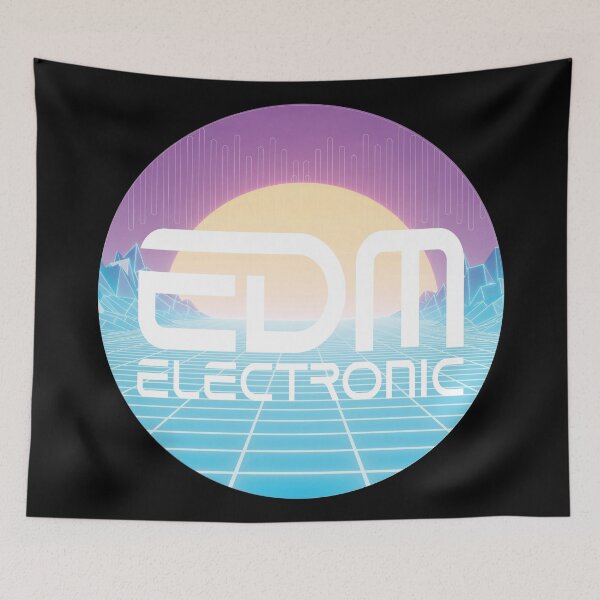 Item preview, EDM, ELECTRONIC DANCE MUSIC, RETRO designed and sold by artdesignforyou.