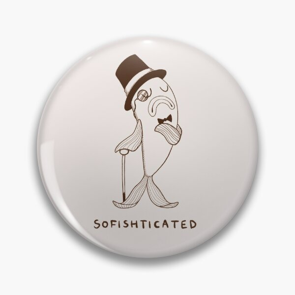 Fish Pun Buttons & Pins - No Minimum Quantity