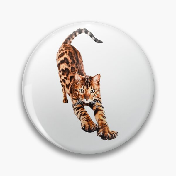 Item preview, Bengal Cat Stretching  designed and sold by ElegantCat.
