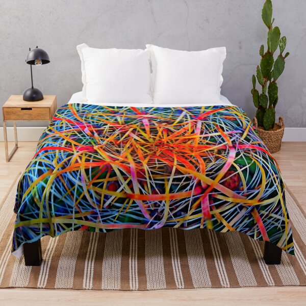 Item preview, Cactus spikes Red Blue Yellow by Iritof designed and sold by iritof.