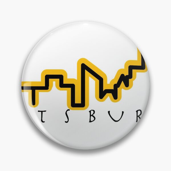 Item preview, Minimalist Pittsburgh Skyline Black and Gold designed and sold by sareenali925.