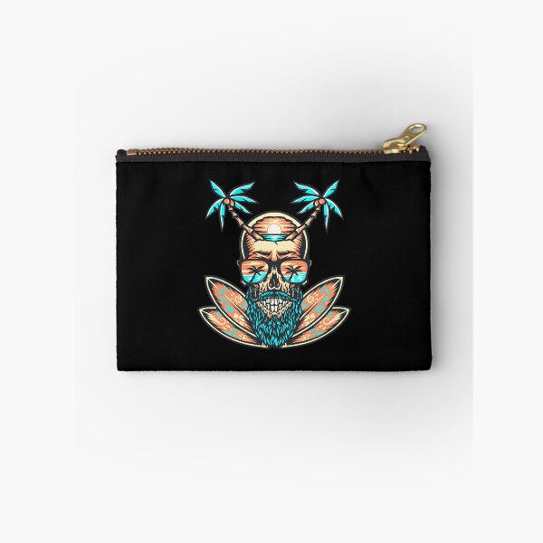 Item preview, Summer Beach Sunset Surfer Skull designed and sold by Vector Scout Lab.