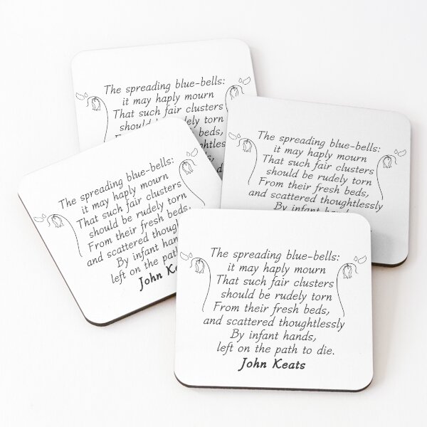 Item preview, John Keats Poem  designed and sold by Krystal  Thomas.