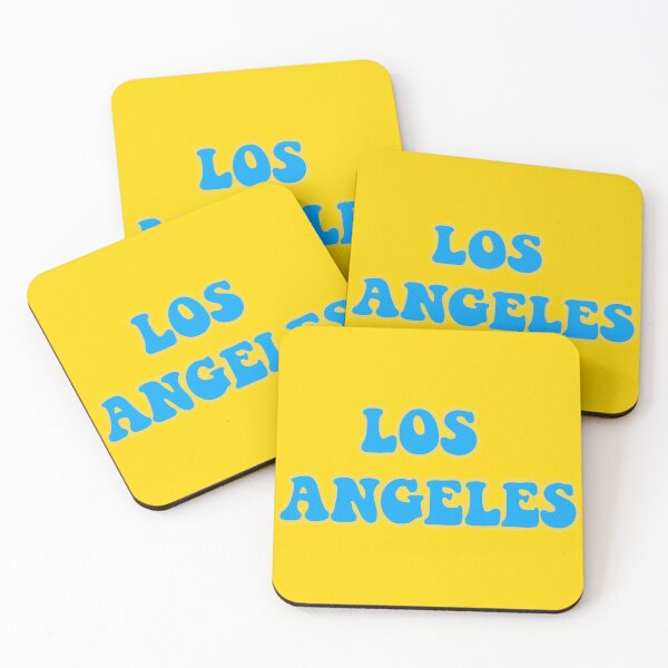 Item preview, Blue Los Angeles with yellow outline designed and sold by Lauren  paige.