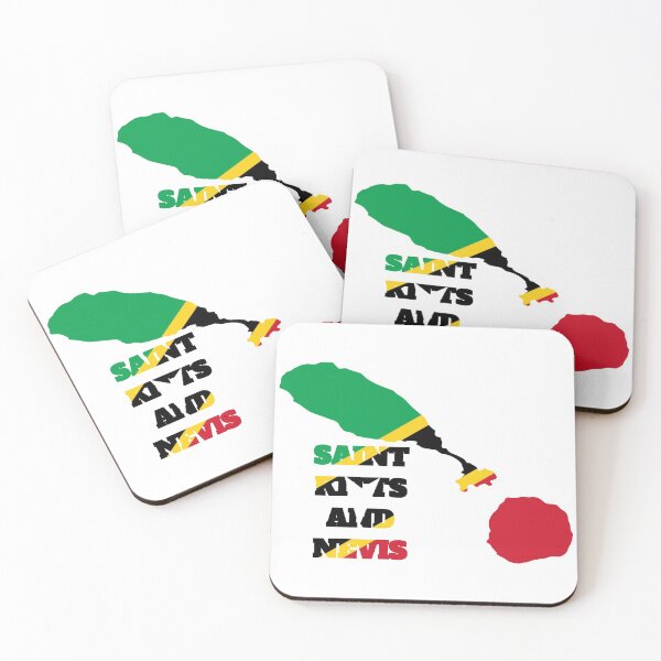 Item preview, Saint Kitts and Nevis Map Flag designed and sold by marosharaf.