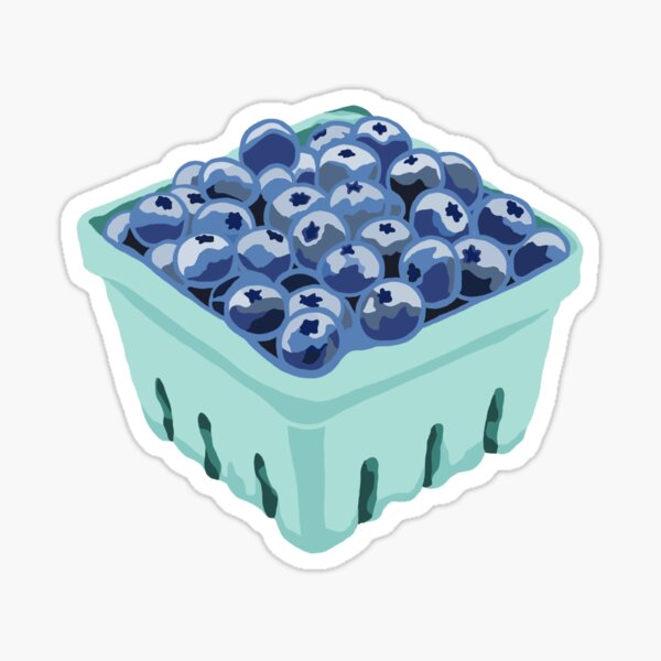 Artikel-Vorschau von  Mit Antioxidantien beladene Leckerei: eine Schachtel mit frisch gepflückten Blaubeeren für Sie;), designt und verkauft von anna-vi.