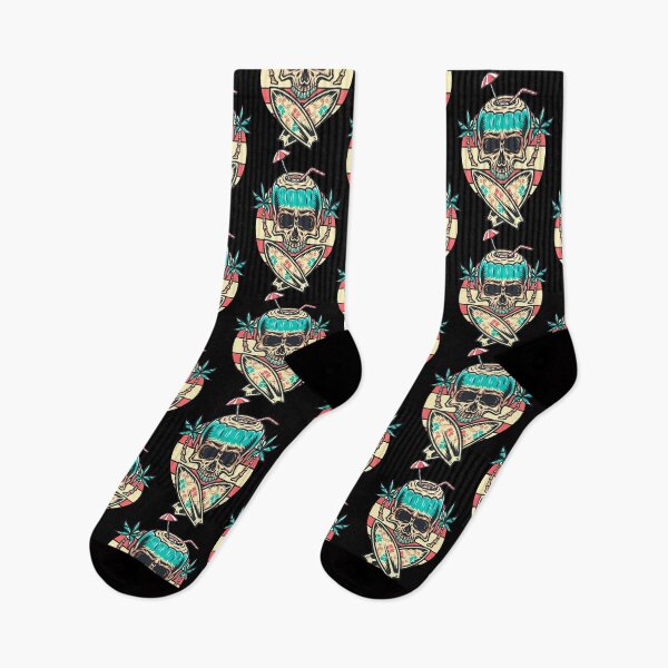 Item preview, Skull Summer Beach Surfing designed and sold by Vector Scout Lab.
