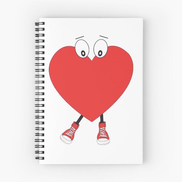 Item preview, Heart Shape Red Cute Love Character Illustration Design designed and sold by idovedesign.
