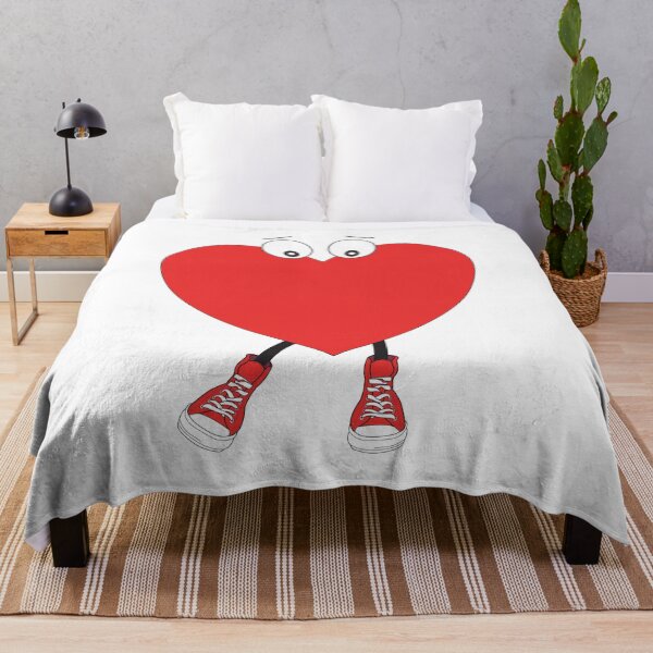 Item preview, Heart Shape Red Cute Love Character Illustration Design designed and sold by idovedesign.